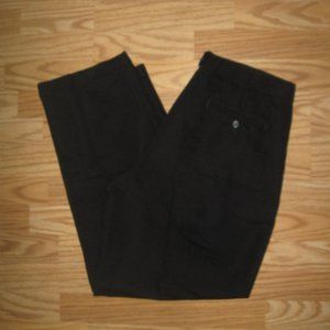 Conte di Milano Black Pleated Trousers